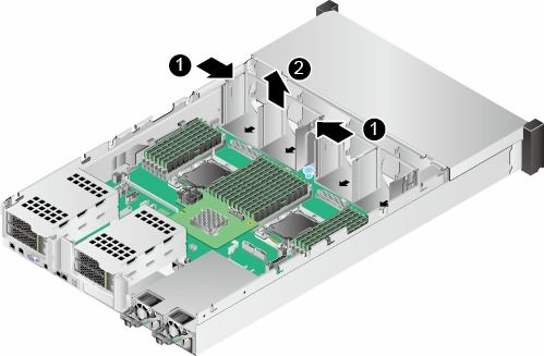 拆卸主板 FusionServer Pro 2288H V5 服务器 V100R005 维护与服务指南